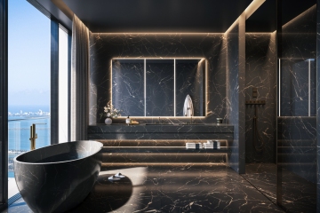 888-Brickell-DolceGabbana-Miami-Bathroom-Black-JDS-Development-Group-by-LLCo